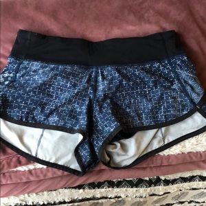 Lululemon running shorts (size 4)
